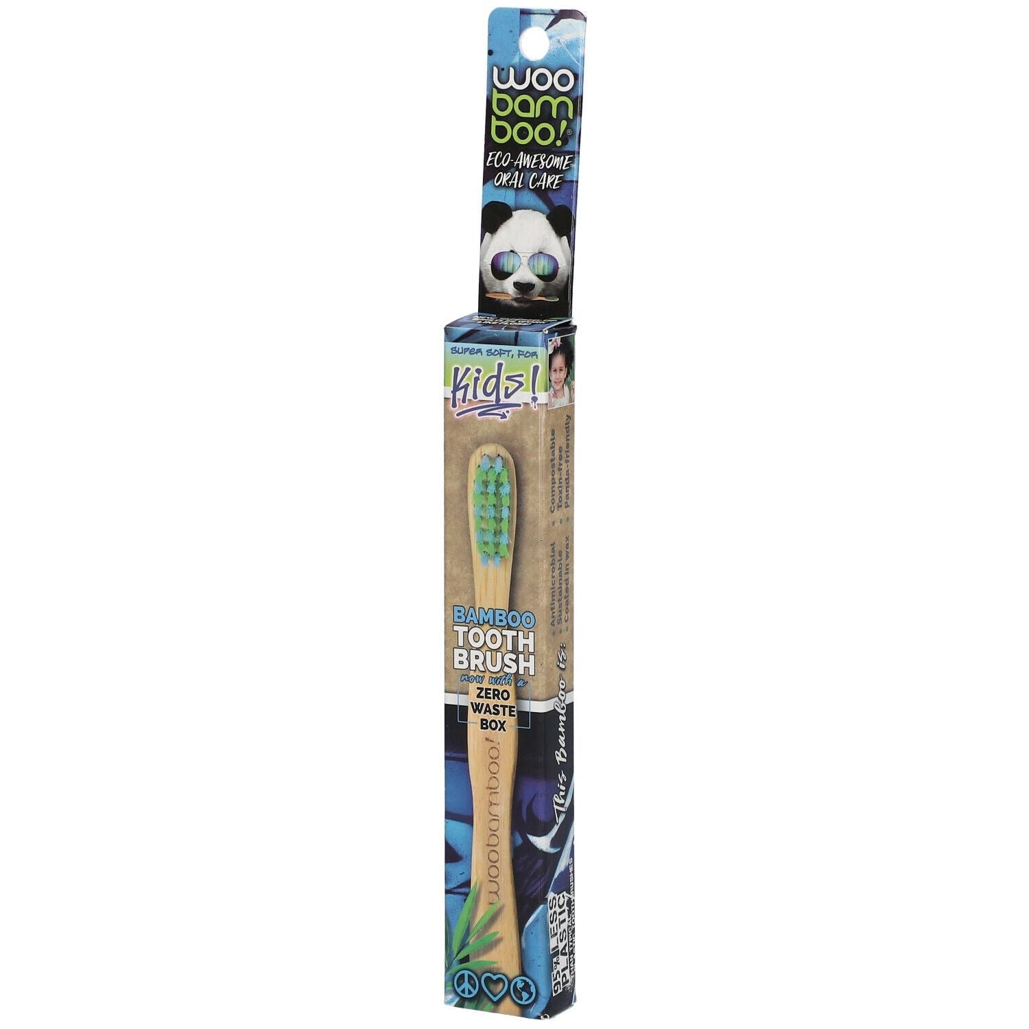 Woobamboo Tbrush Kids Ss Zero Waste 1 Ea – Pack Of 12