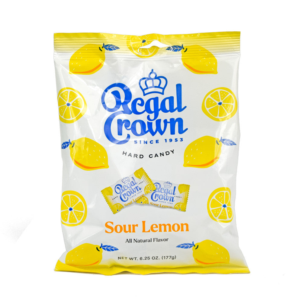 Regal Crown Sour Lemon Hard Candy – 6.25 oz