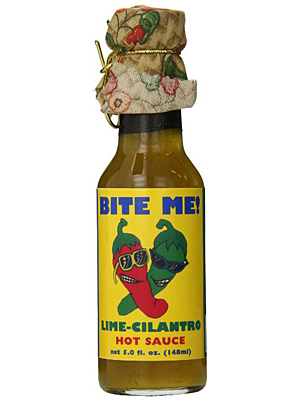 Bite Me Lime-Cilantro Hot Sauce, 5oz.