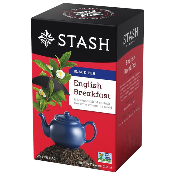 Stash – English Breakfast Tea, 20 Bags | Pack of 6