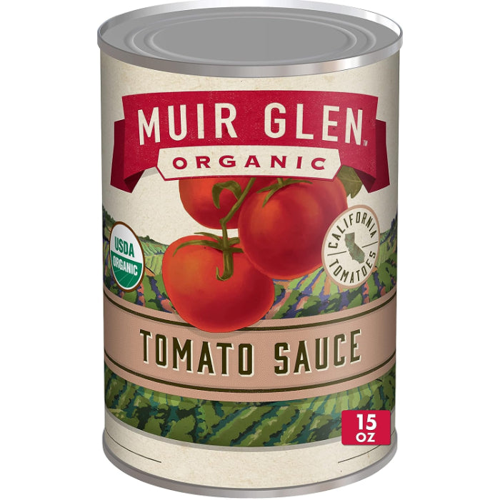 Muir Glen – Tomato Sauce, 15 Oz | Pack of 12