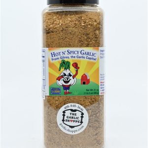 Hot N Spicy Garlic Seasoning Garlic Dude by The Garlic Shoppe NO SALT