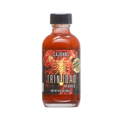 Hot Sauce Trinidad Scorpion Puree CAJohns Heat 10