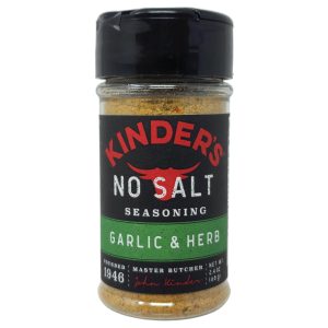 Kinder’s No Salt Garlic and Herb Seasoning – 2.4 oz