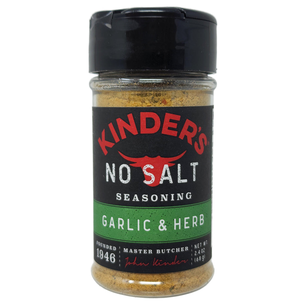 Kinder’s No Salt Garlic and Herb Seasoning – 2.4 oz