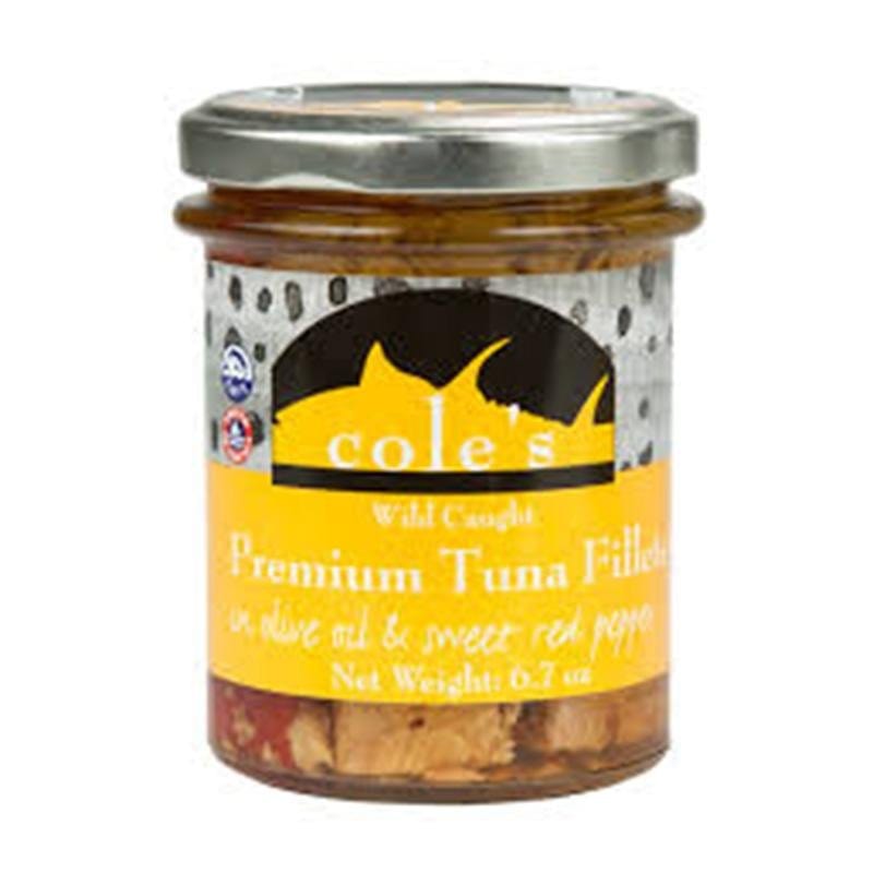 Cole’s Wild Caught Premium Tuna Fillets in Olive Oil & Sweet Red Pepper