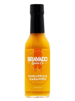 Hot Sauce Bravado Spice Pineapple Habanero 5 oz Heat 5
