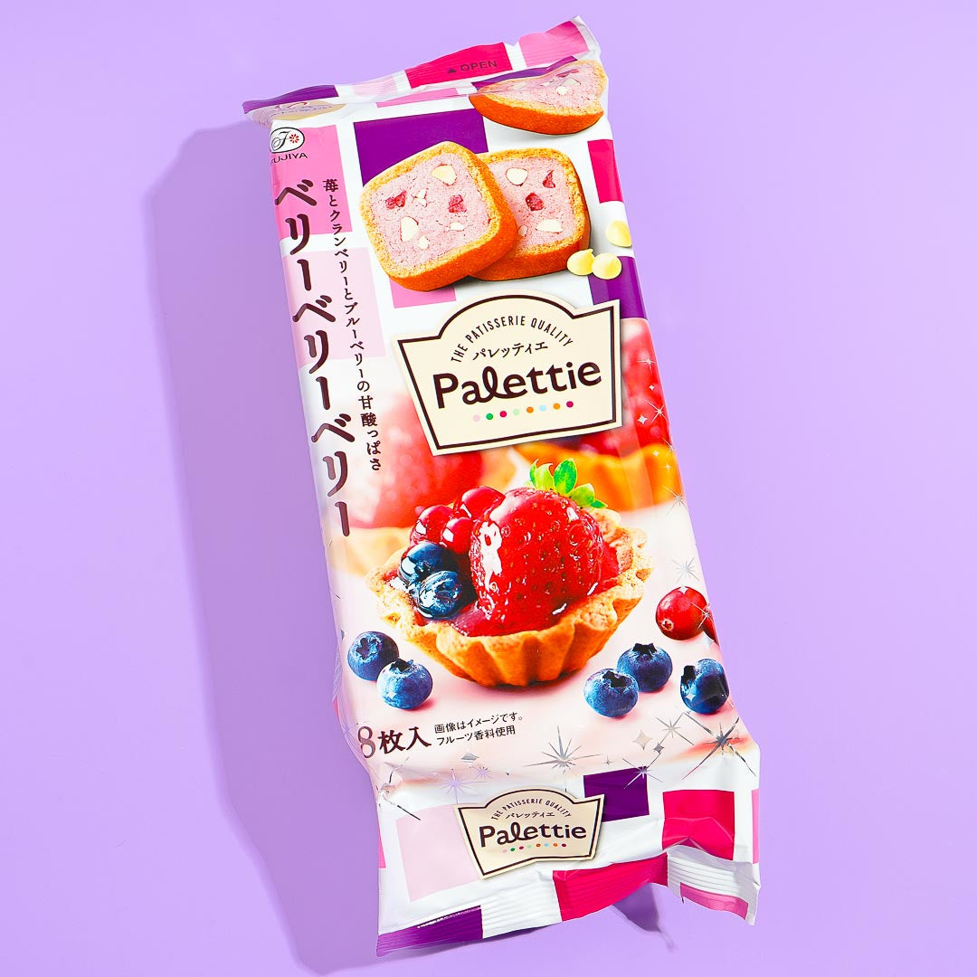 Fujiya Palettie Cookies – Berry Berry Berry