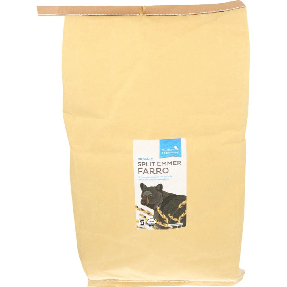 Bluebird – Organic Split Emmer Farro, 25 lb