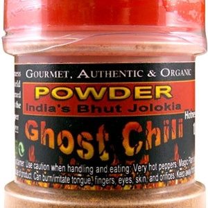 Pure Bhut Jolokia Ghost Chili Powder, .5oz.