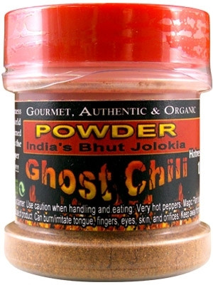 Pure Bhut Jolokia Ghost Chili Powder, .5oz.