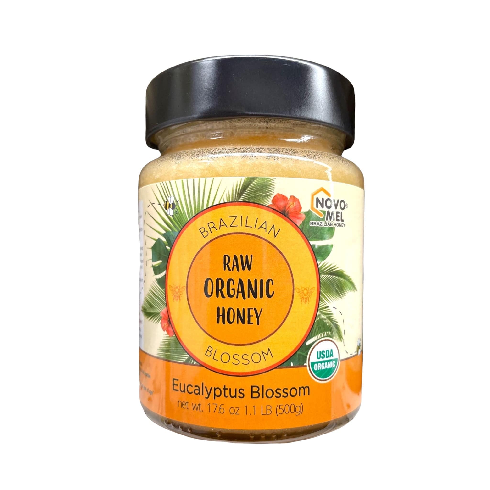 Novo Mel Rain Forest Raw Organic Honey Eucalyptus