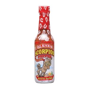Hot Sauce Ass Kickin Scorpion Pepper 5 oz Heat 9
