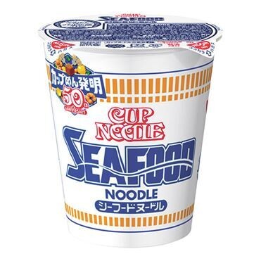 Nissin “Cup Noodle, Seafood flavor” Japanese Instant Ramen, 75g
