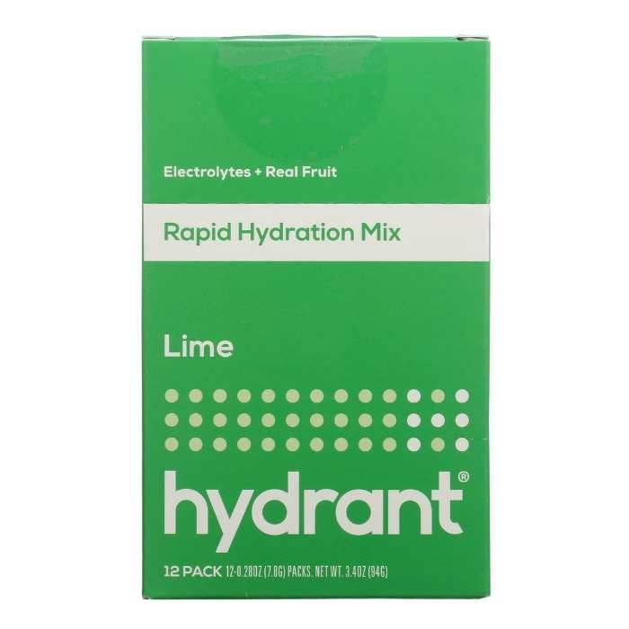 Hydrant – Hydrate Lime Hydration Mix, 12 Sachets