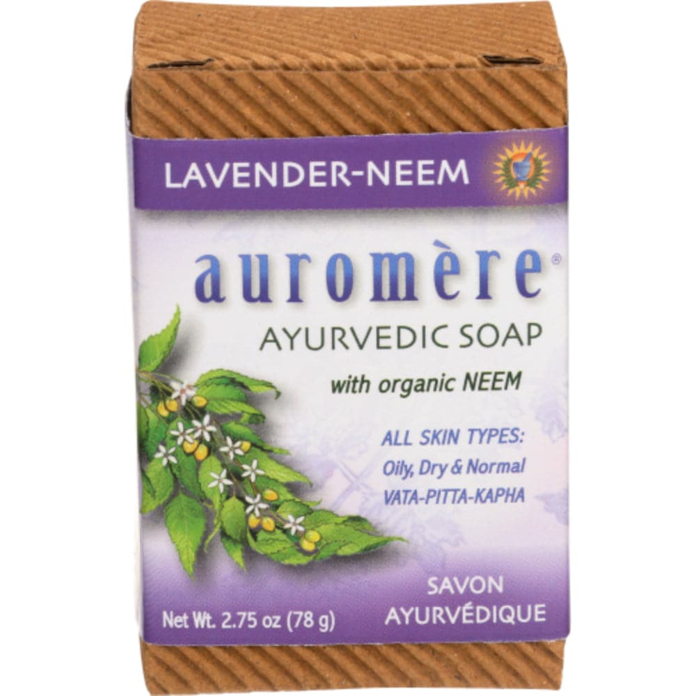Auromere – Ayurvedic Bar Soap Lavender-Neem, 2.75 oz