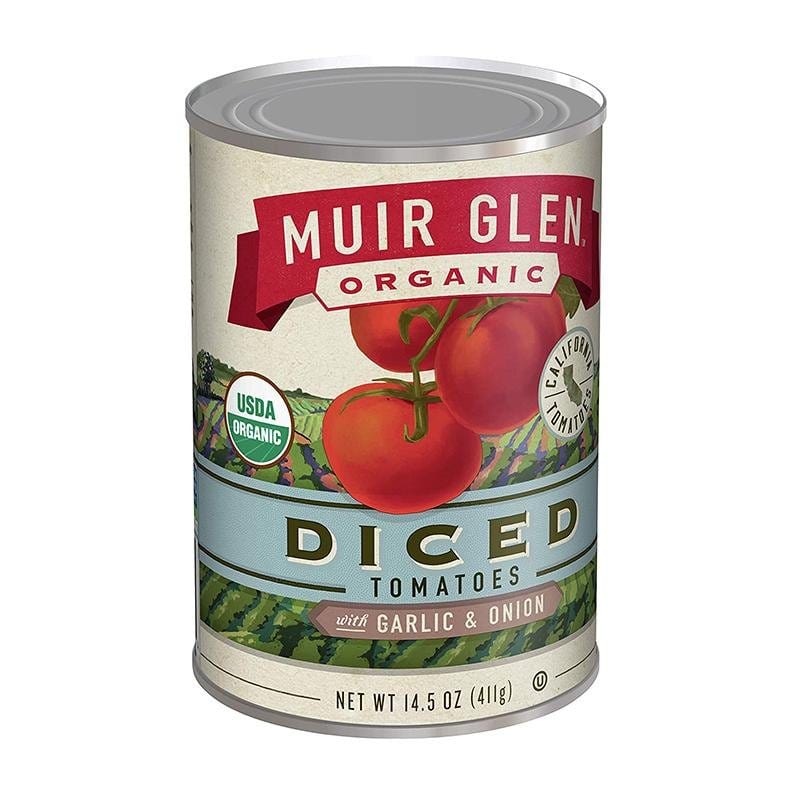 Muir Glen Organic Diced Tomatoes with Garlic & Onion