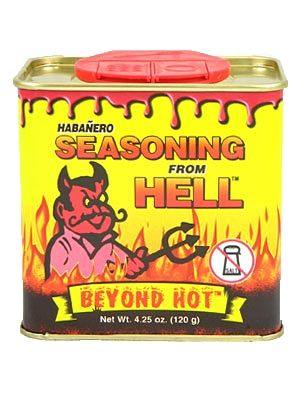 Habanero Seasoning From Hell, 4.25oz.