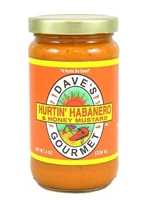 Dave’s Gourmet Hurtin’ Habanero and Honey Mustard, 8oz.