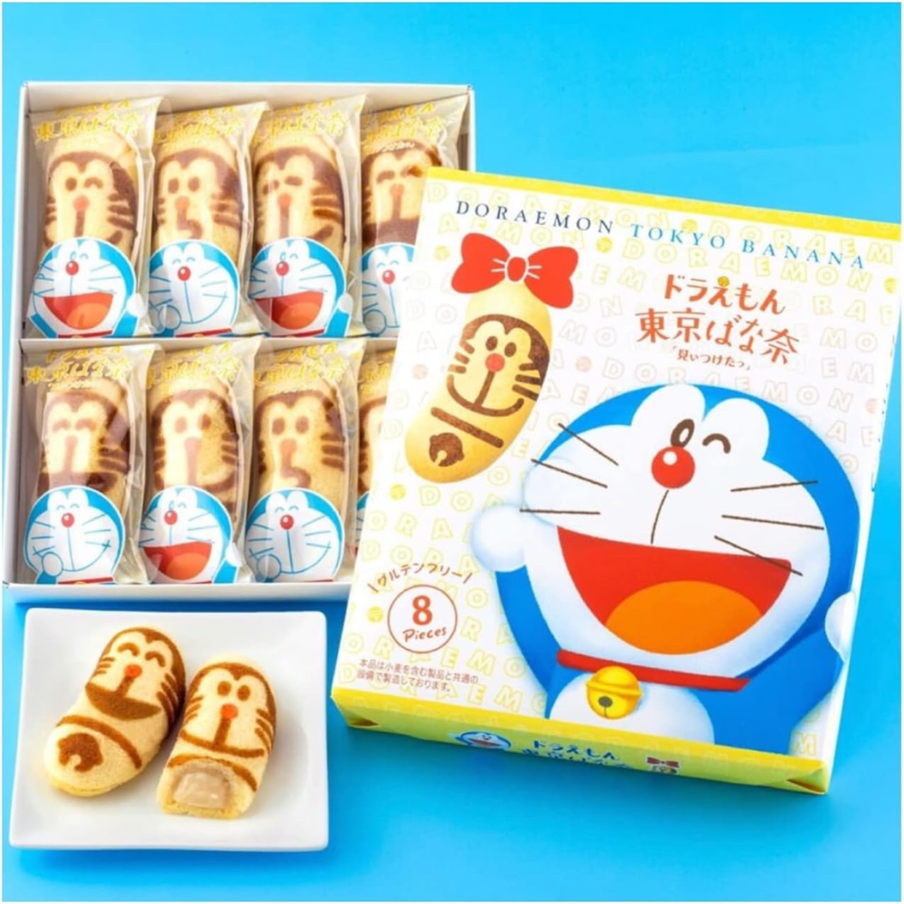 Doraemon Tokyo Banana “Mii-tsuketa” 8 Pieces – Made in JAPAN – Tokyo Sakura Mall