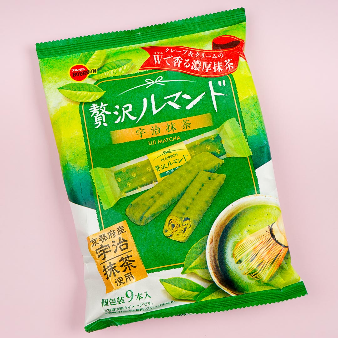 Bourbon Luxurious Lumonde Crepe Cookies – Kyoto Uji Matcha