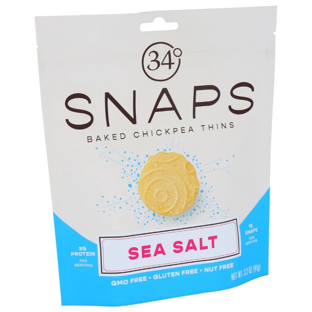 34 Degrees – Sea Salt Snaps, 3.2 Oz
