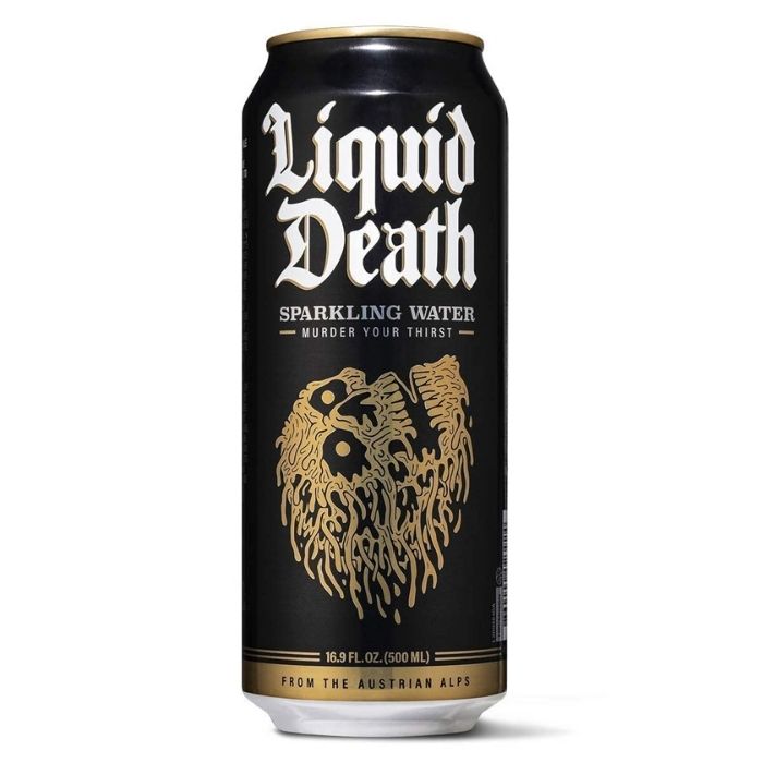 Liquid Death – Sparkling Water, 16.9 oz