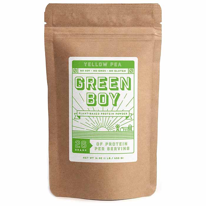 Green Boy Yellow Pea Protein Powder: Pure Plant Protein