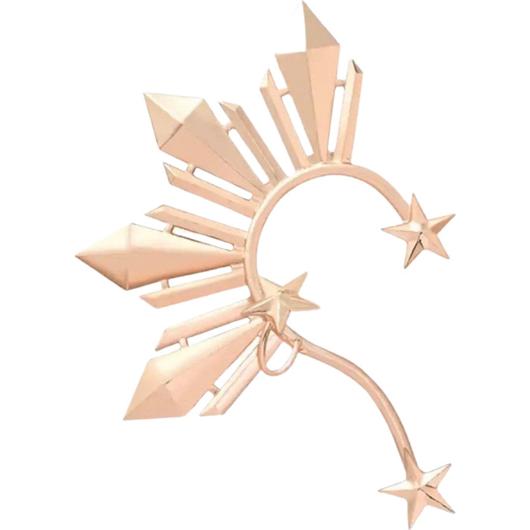 Philippine Sun Star Earring Ear Cuff Gold Jewelry – 50 G