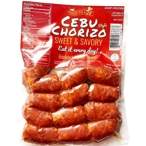 Godinez316 – Cebu Style Chorizo – Sweet and Savory – 16 OZ