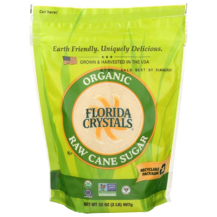 Florida Crystals – Sugar Cane Organic 2 Lb – Pack Of 6
