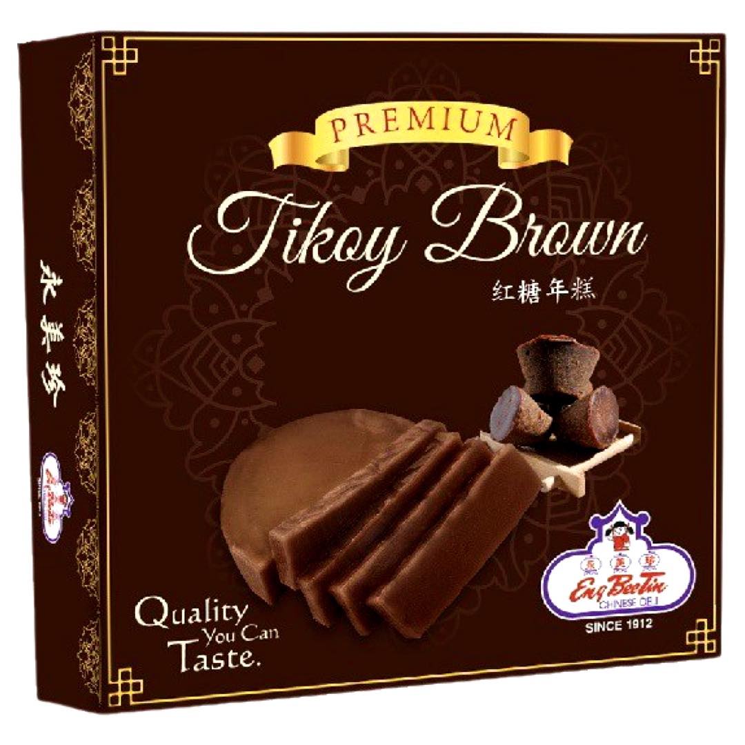 Eng Bee Tin – Tikoy – BROWN – Glutinous Rice Cake – Brown Sugar – 650 G
