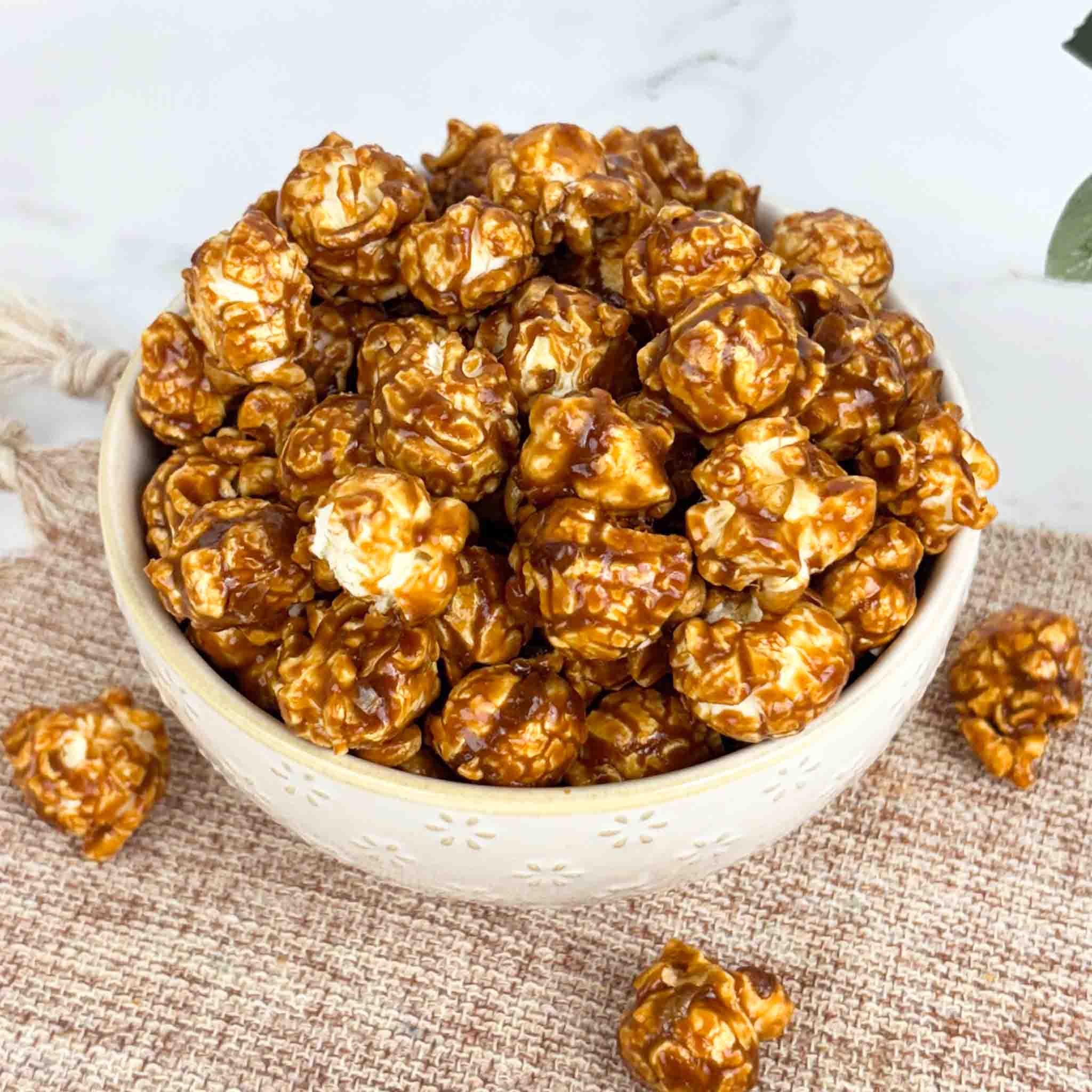 Crunchy Caramel Nut Popcorn
