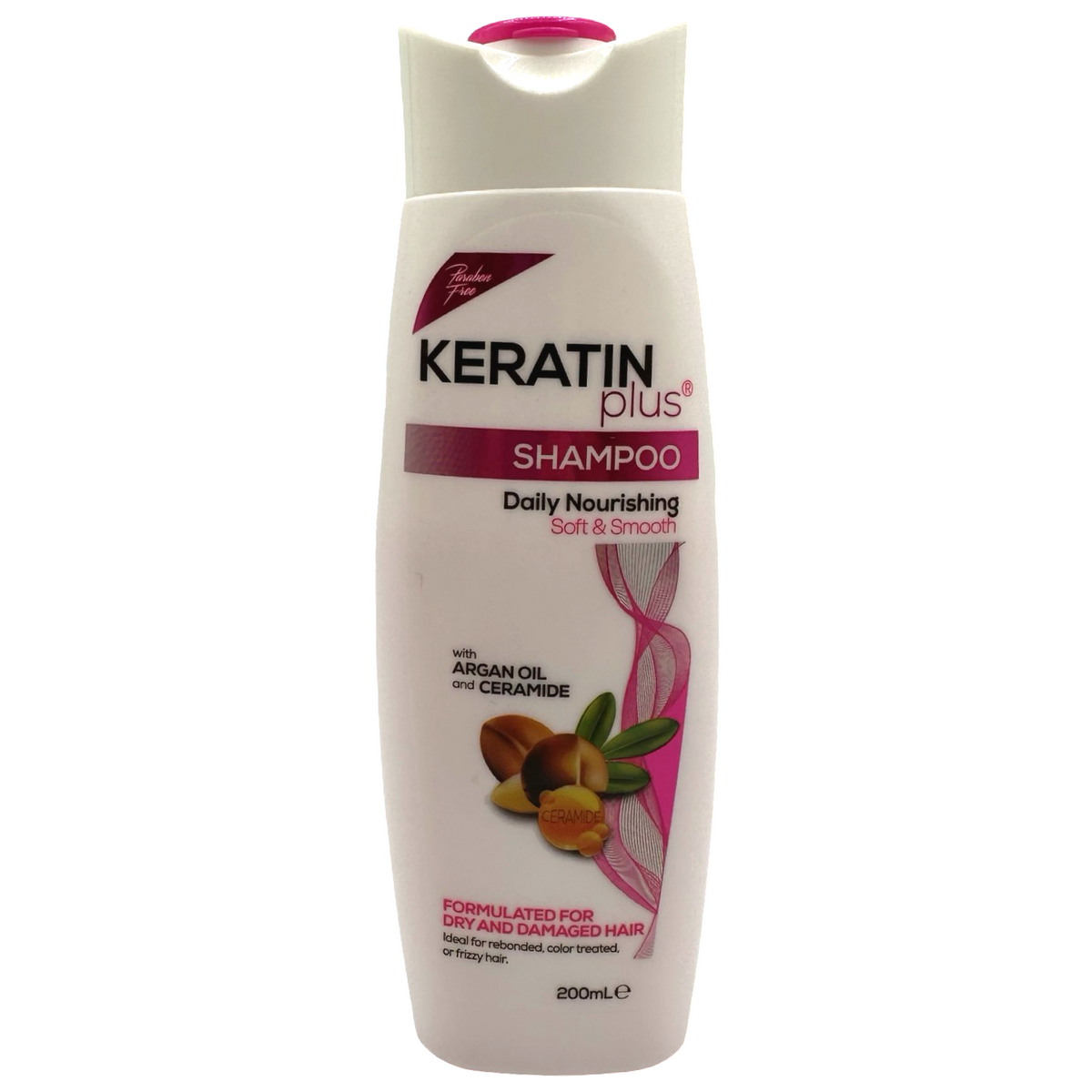 Keratin Plus – Daily Nourishing Shampoo (PINK) – 200 ML