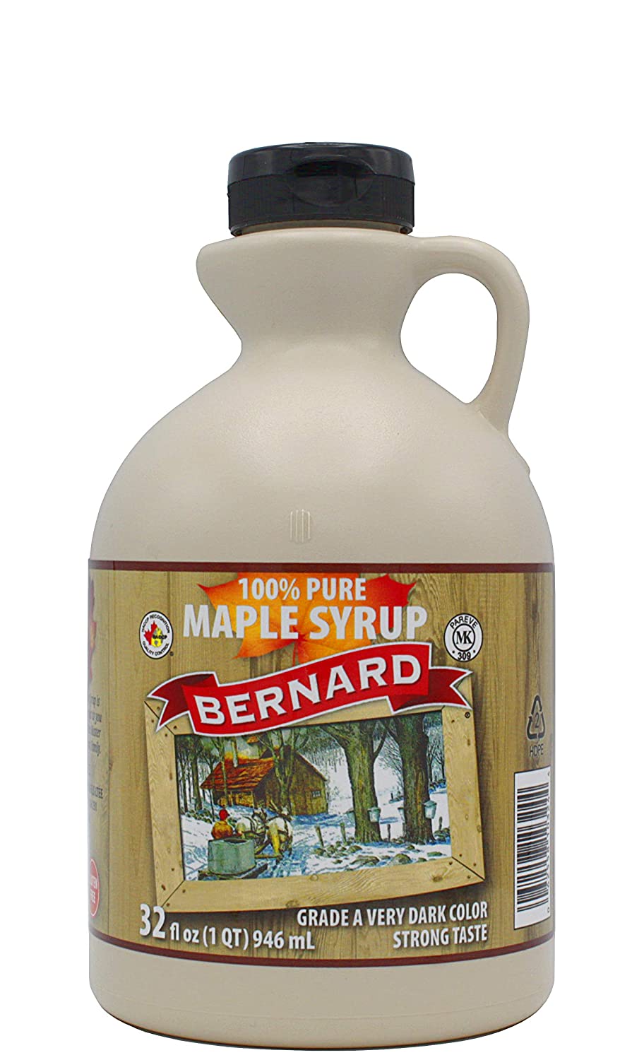 Bernard – Pure Maple Syrup Very Dark, 32oz | Pack of 6