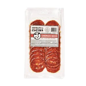 Charlito’s Cocina Chorizo Seco – Dry Cured Mild Chorizo (Presliced) – 15 x 3oz