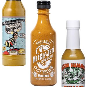 Best of Mustard Hot Sauces Gift Set, 3/5oz.