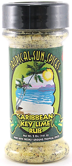 Tropical Sun Caribbean Key Lime Rub, 5oz.