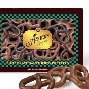 Asher’s Assorted Chocolate Pretzels-Milk And Dark Chocolate