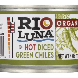 Rio Luna Organic Hot Diced Green Chiles – Spicy & Fresh