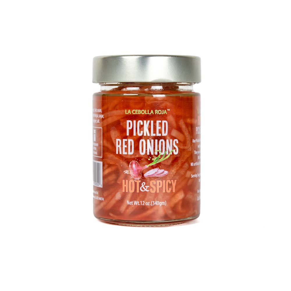 La Cebolla Roja Pickled Red Onions – Hot & Spicy
