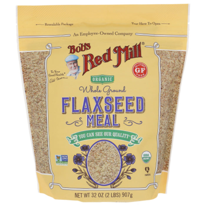 Bob’s Red Mill – Flaxseed Meal, Organic, 32 Oz | Pack of 4