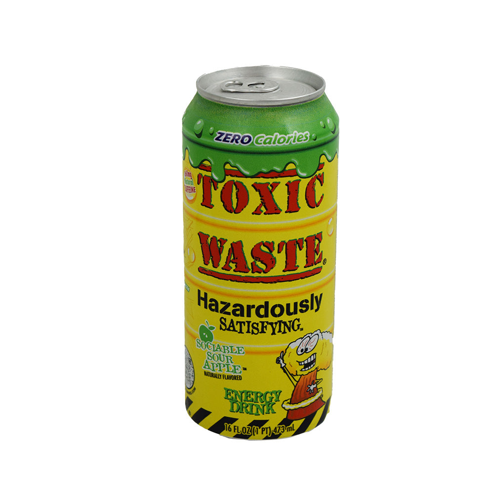 Toxic Waste Sociable Sour Apple Energy Drink