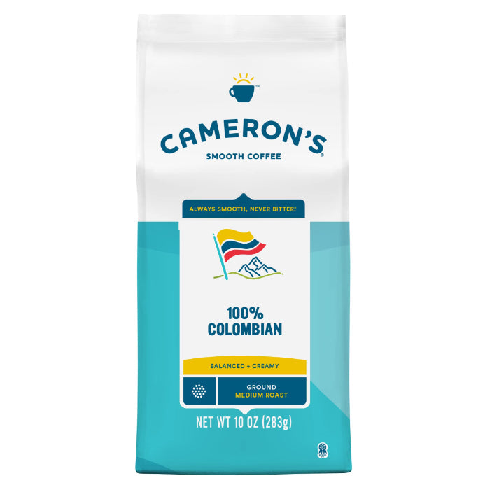 Camerons Coffee – Ground Coffee Colombian, 10 Oz | Pack of 6