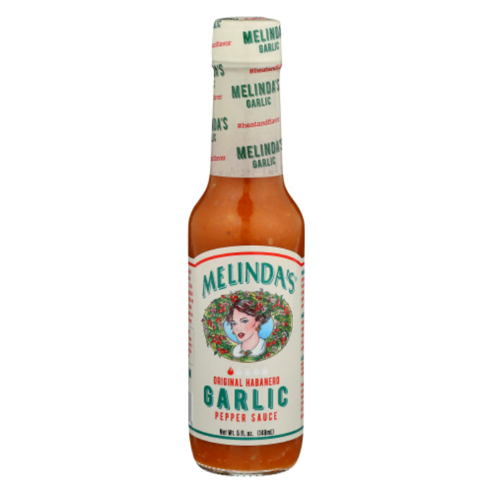 Melinda’s – Sauce Hot Garlic, 5 oz – Pack of 12