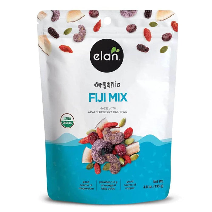 Elan Trail Mix Fiji Org 4.8 Oz – Pack Of 8