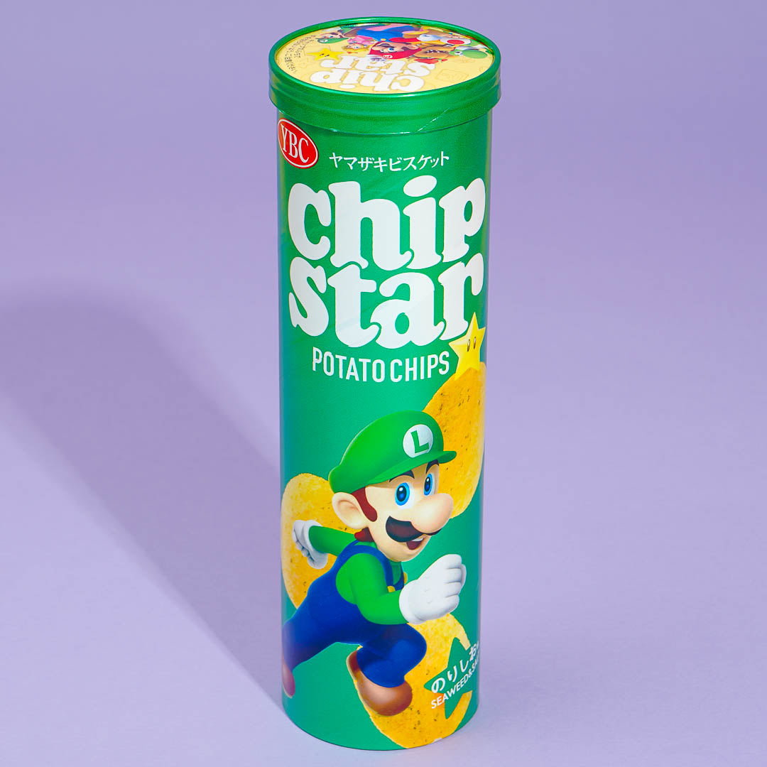 Super Mario Chip Star Potato Chips – Nori Shio / Large