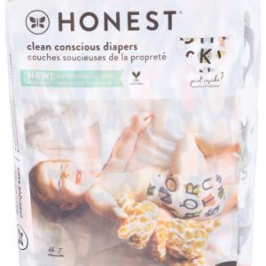 The Honest Company Diapers Size 6 “All The Letters” (18 Pack) – Pack O
