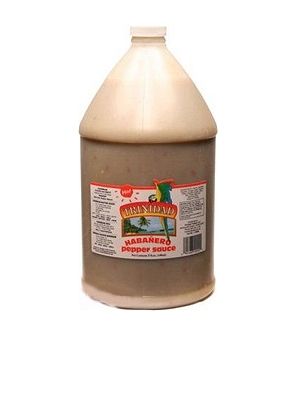 Trinidad Hot Pepper Sauce, 1 Gallon.