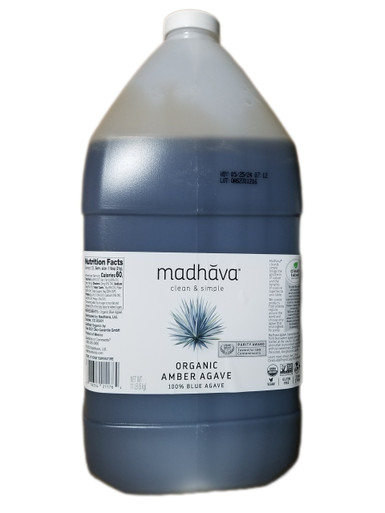 Madhava Organic Agave Nectar Amber, 1 Gallon (176 oz.)
